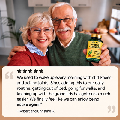 COZYA Joint Support+ | Turmeric Curcumin & Boswellia Capsules